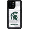 Michigan State University White Jersey iPhone 14 Pro Max Waterproof Case
