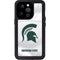 Michigan State University White Jersey iPhone 14 Pro Waterproof Case