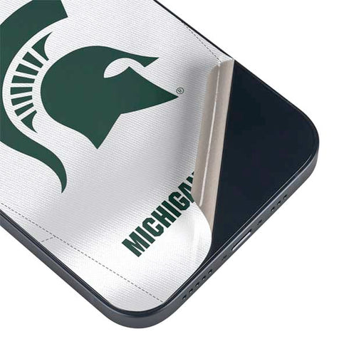 Michigan State University White Jersey iPhone Skins