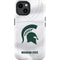 Michigan State University White Jersey iPhone 15 Impact Case