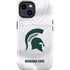 Michigan State University White Jersey iPhone 15 Impact Case