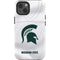 Michigan State University White Jersey iPhone 15 Plus Impact Case