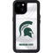 Michigan State University White Jersey iPhone 15 Plus Waterproof Case