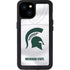 Michigan State University White Jersey iPhone 15 Plus Waterproof Case
