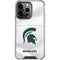 Michigan State University White Jersey iPhone 15 Pro Clear Case