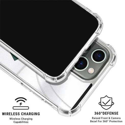 Michigan State University White Jersey iPhone 15 Pro Clear Case