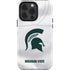 Michigan State University White Jersey iPhone 15 Pro Impact Case