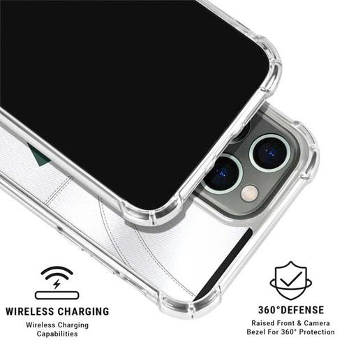 Michigan State University White Jersey iPhone 15 Pro Max Clear Case