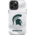 Michigan State University White Jersey iPhone 15 Pro Max Impact Case