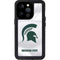 Michigan State University White Jersey iPhone 15 Pro Waterproof Case