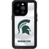 Michigan State University White Jersey iPhone 15 Pro Waterproof Case