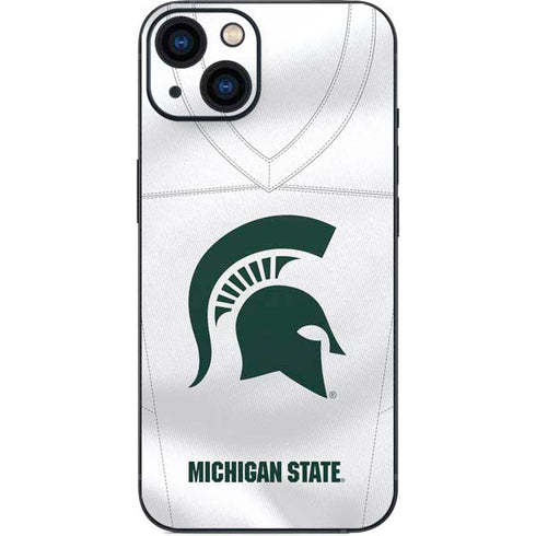 Michigan State University White Jersey iPhone 15 Skin