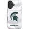 Michigan State University White Jersey iPhone 16 Impact Case