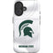 Michigan State University White Jersey iPhone 16 Magsafe Impact Case
