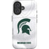 Michigan State University White Jersey iPhone 16 Magsafe Impact Case
