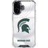 Michigan State University White Jersey iPhone 16 Plus Clear Case