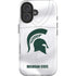 Michigan State University White Jersey iPhone 16 Plus Magsafe Impact Case