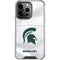 Michigan State University White Jersey iPhone 16 Pro Clear Case