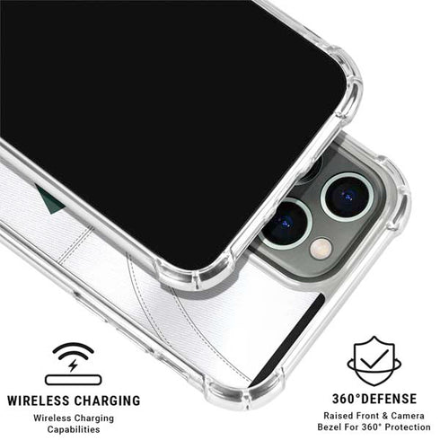 Michigan State University White Jersey iPhone 16 Pro Clear Case