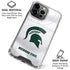 Michigan State University White Jersey iPhone 16 Pro Clear Case