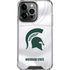 Michigan State University White Jersey iPhone 16 Pro Max Clear Case