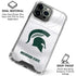 Michigan State University White Jersey iPhone 16 Pro Max Clear Case
