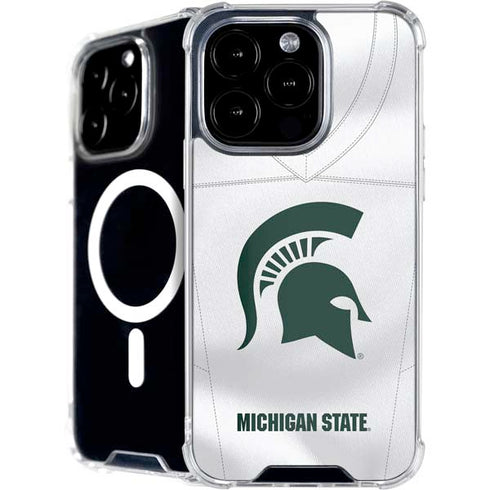 Michigan State University White Jersey iPhone 16 Pro Max MagSafe Case
