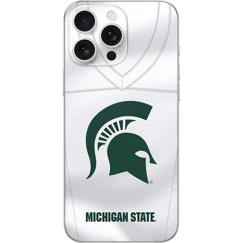 Michigan State University White Jersey iPhone 16 Pro Max Skin
