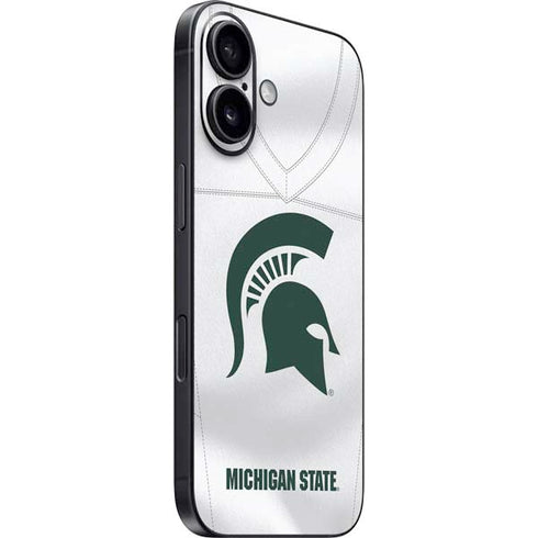 Michigan State University White Jersey iPhone 16 Skin