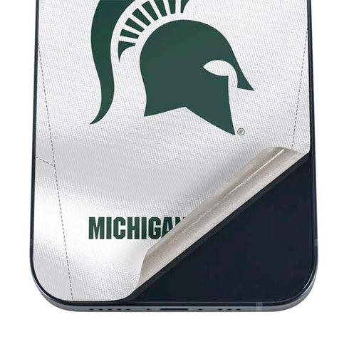 Michigan State University White Jersey iPhone 16 Skin