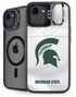 Michigan State University White Jersey iPhone 16e Kickstand Case