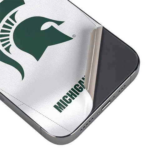 Michigan State University White Jersey iPhone 16e Skin