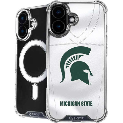 Michigan State University White Jersey iPhone 17 MagSafe Case