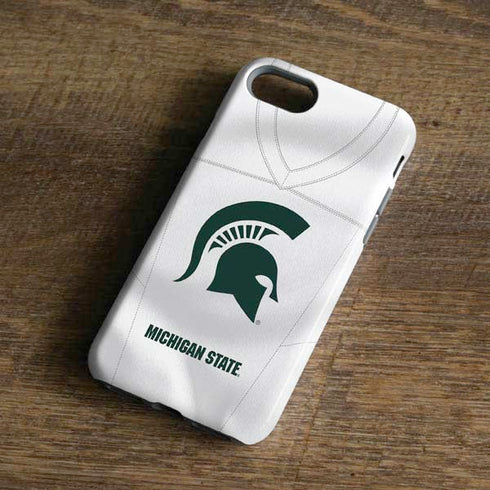 Michigan State University White Jersey iPhone 7 Pro Case