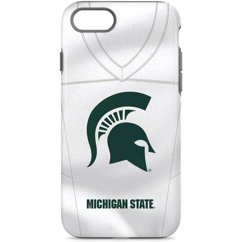 Michigan State University White Jersey iPhone 8 Pro Case