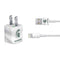 Michigan State University White Jersey iPhone Charger (5W USB) Skin