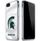 Michigan State University White Jersey iPhone SE (2nd & 3rd Gen) Clear Case