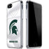 Michigan State University White Jersey iPhone SE (2nd & 3rd Gen) Clear Case