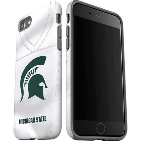 Michigan State University White Jersey iPhone SE (2nd & 3rd Gen) Pro Case