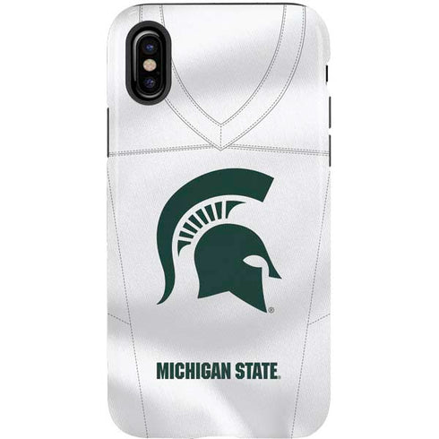 Michigan State University White Jersey iPhone X Pro Case