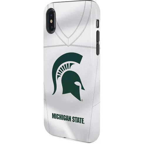 Michigan State University White Jersey iPhone X Pro Case