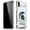 Michigan State University White Jersey iPhone X/XS Clear Case