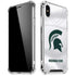 Michigan State University White Jersey iPhone X/XS Clear Case