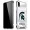 Michigan State University White Jersey iPhone XR Clear Case