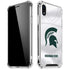 Michigan State University White Jersey iPhone XR Clear Case