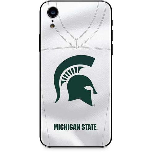 Michigan State University White Jersey iPhone XR Skin
