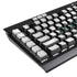 Michigan State University White Jersey K95 RGB PLATINUM Mechanical Gaming Keyboard Skin
