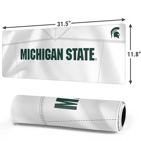 Michigan State University White Jersey Gaming Mouse Pad