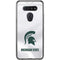 Michigan State University White Jersey LG K51/Q51 Clear Case