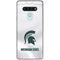 Michigan State University White Jersey LG Stylo 6 Clear Case